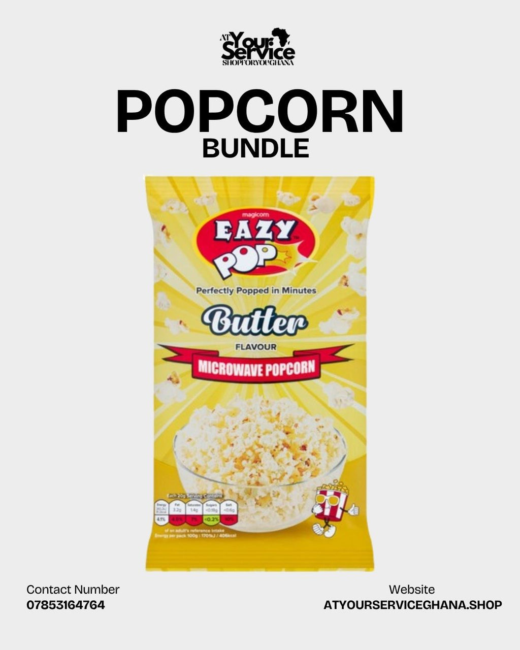 Eazy Pop Popcorn Bundle