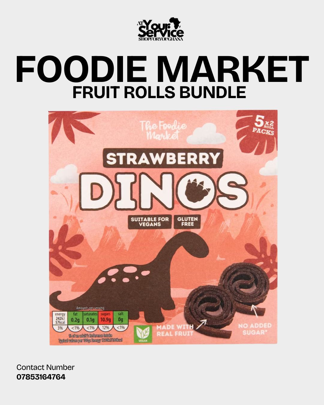 Dinos Dried Fruit Roll Bundle