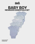Baby Boy Blue & White Newborn Essential Package