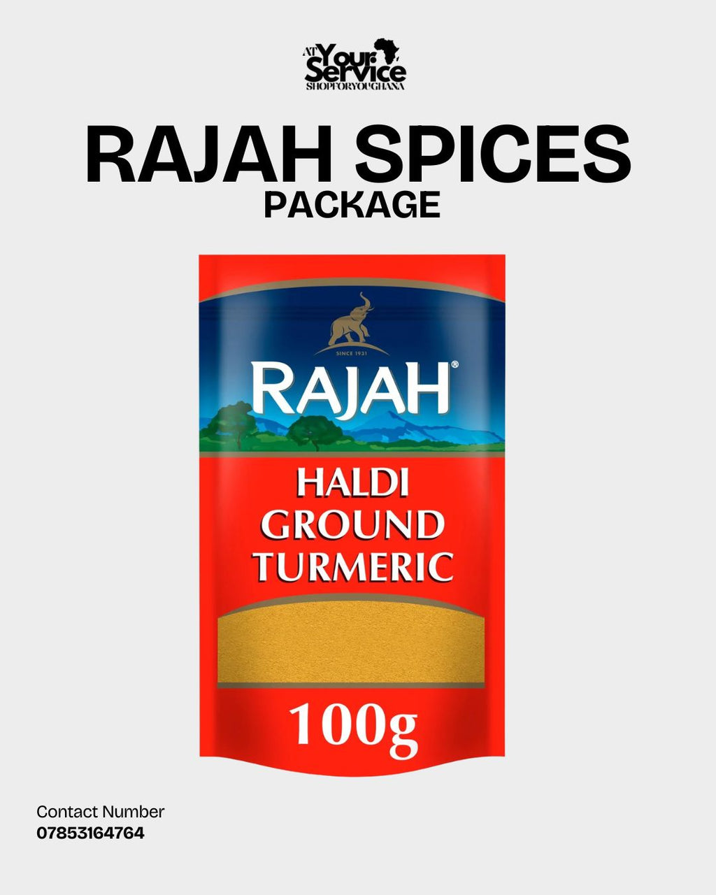 Rajah Spices Package